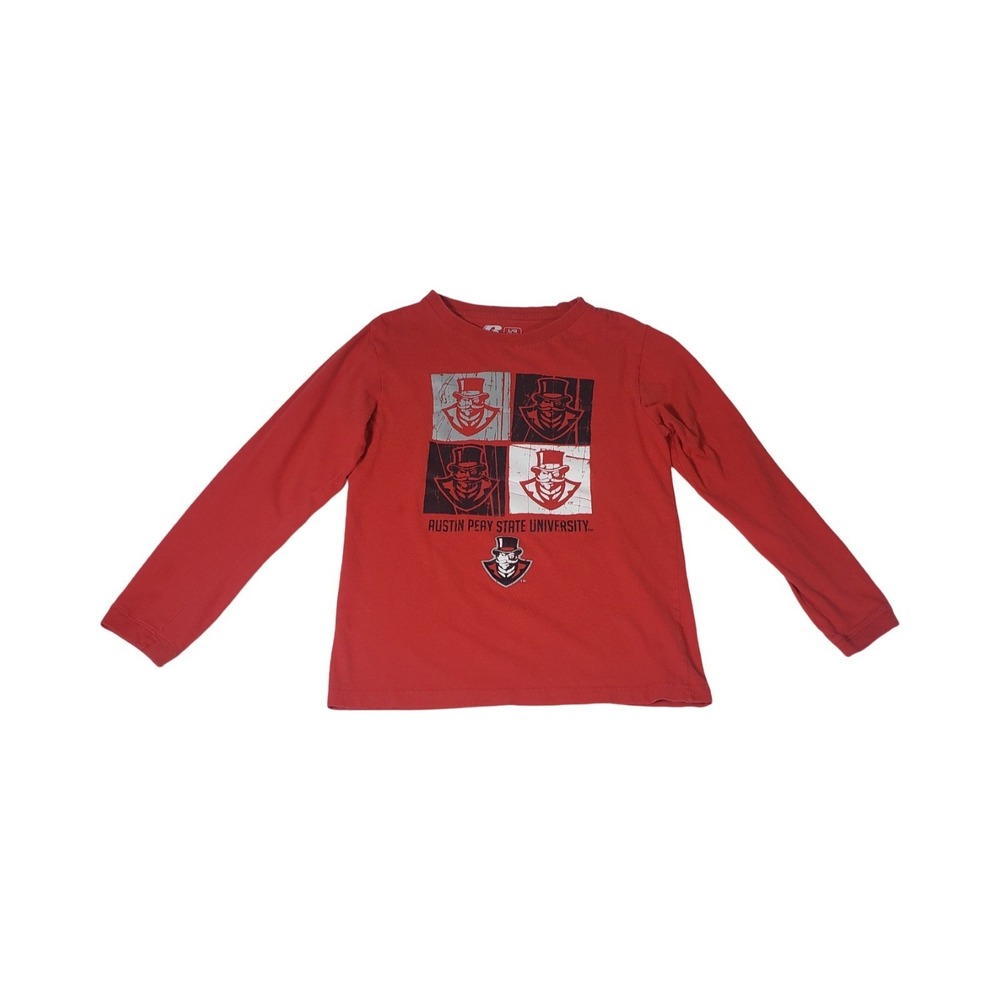 Russell Athletic Austin Peay State University Governors Long Sleeve Tee L 10-12